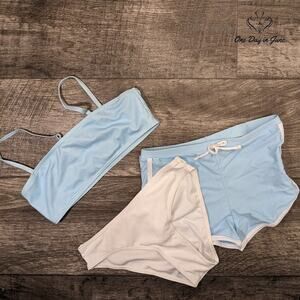 Soly Hux 3 Piece Ribbed Bikini Set Size 160 (12-14)